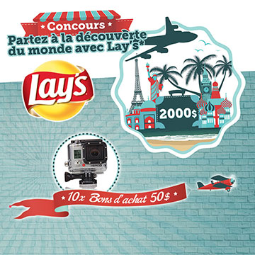 Partez à la découverte du monde avec Lay's